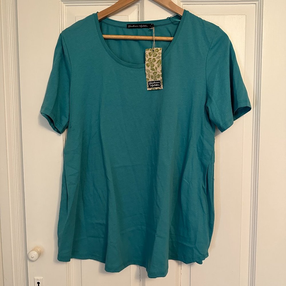Gudrun Sjoden Teal T-shirt NWT